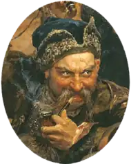 Ivan Sirko na malbě Ilji Repina