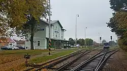 Pohled na nádraží v roce 2017