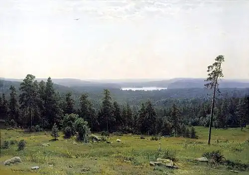 Zalesněné obzory 1884