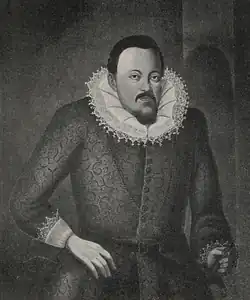 Jáchym Oldřich z Hradce (foto malby na zámku v Jindřichově Hradci)