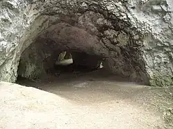 Vstup do tzv. "Tunelu"