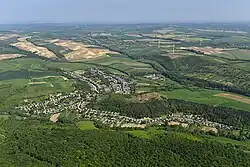 Letecký pohled na Jásd