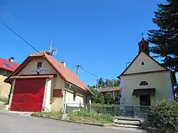 Hasičská zbrojnice a kaple