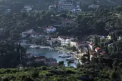 Pohled na Bobovišća na Moru