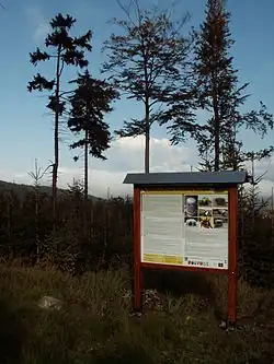 Informační tabule z roku 2012