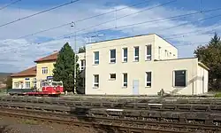 Budova nádraží v roce 2022