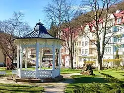 Lázeňská část města Jáchymov