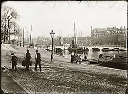Magere brug over de Amstel; 1894
