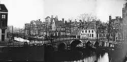 Kruising Herengracht / Brouwersgracht; 1862
