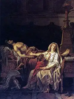 Andromaché truchlí za Hektóra (1783)
