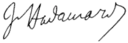 Jacques Hadamard – podpis