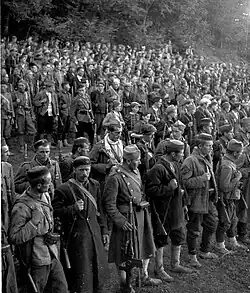 Vojáci čtvrté černohorské proletářské brigády, 1942