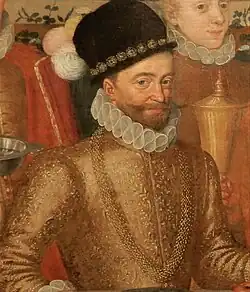 Jakub Hannibal I. z Hohenemsu, portrét od Anthoniho Beyse z roku 1578, uložený v Městském muzeu a galerii v Poličce