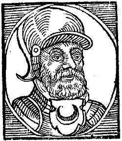 Fiktivní portrét Jakuba Kyšperského z Vřesovic z Paprockého Diadochu