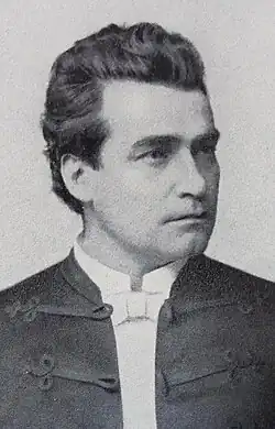 Člen-herec Národního divadla Vojta Slukov (foto kolem roku 1890)