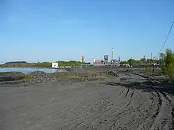 Krajina ovlivněna hlubinnou těžbou uhlí v blízkosti závodu Jan - Karel