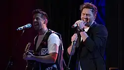 Zleva Petr s Janem a jejich kapelou Botox