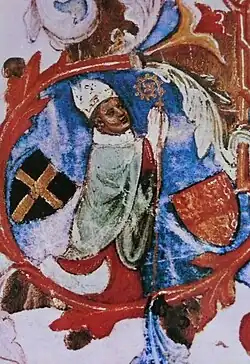 Jan ze Středy adorující (Liber viaticus)