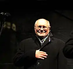 Jan Řeřicha při pietním aktu k uctění památky Jana Palacha, 2019