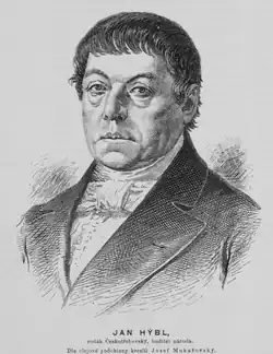 Portrét Jana Hýbla od Josefa Mukařovského