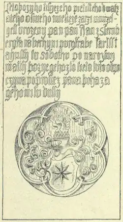 Náhrobek Jana II. v kostele františkánského kláštera v Bechyni