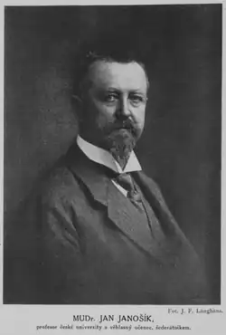 Prof. MUDr. Jan Janošík r. 1916 (foto Jan Nepomuk Langhans, archiv ÚČL AV ČR)