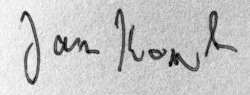 Jan Kouba – podpis