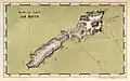 Jan Mayen na mapě Carla Vogta z r. 1863