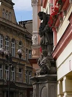 Socha sv. Jana Nepomuckého v Oseku