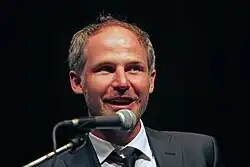 Jan Prušinovský na MFF v Karlových Varech v červenci 2015