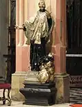 Socha svatého Jana Sarkandra v kostele sv. Mořice v Olomouci
