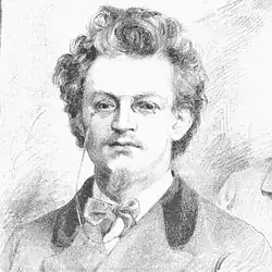 Josef Paukner na portrétu Jana Vilímka