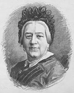 Kateřina Podhorská-Kometová (kresba J. Vilímka, 1881)