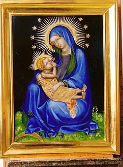 Kopie gotické Vyšehradské (neboli Dešťové) Madony