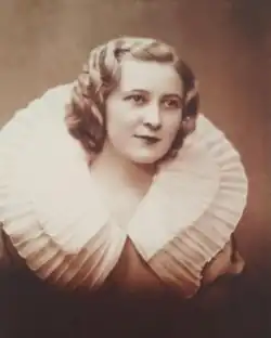 Johanna Hänisch (Jana Hanichenová, rozená Melcherová) po svatbě Jana Nováková (30. léta 20. století)