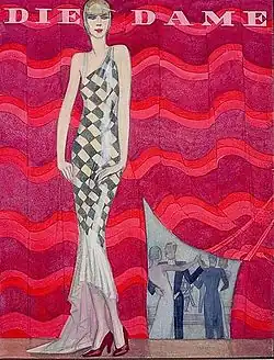 Návrh obálky časopisu od Janiny Dłuska, dvacátá léta