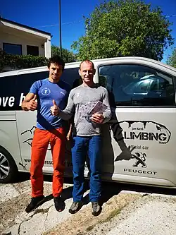 Lezecký zájezd Kareš Jan s Janem Hrnčířem Sardinie květen 2019. Příprava na Prvovýstupy