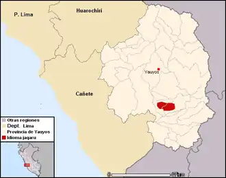 Mapa rozšíření jazyka