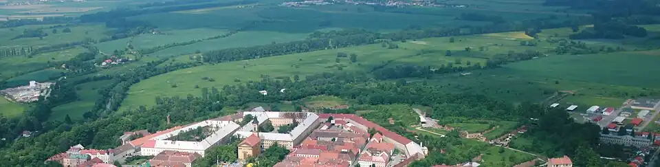 Letecký pohled na ptačí park (květen 2010)