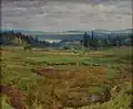 Náhorní zamokřená louka, pastvina, olej a plátně (1932)