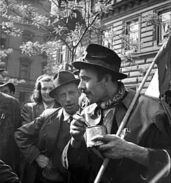 Jako velitel 25. skupiny v Praze II. při Pražském povstání 5. května 1945