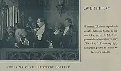 Scéna z filmu Werther, 1926
