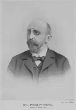 JUDr. Jaroslav Pospíšil (foto Josef Fiedler, archiv ÚČL AV ČR)