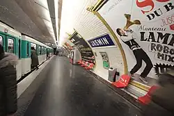 Nástupiště na stanici