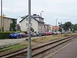 Pohled na město od železniční stanice