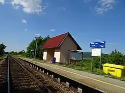 železniční zastávka v roce 2022