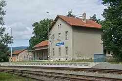 Výpravní budova v roce 2024