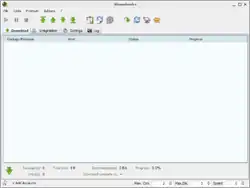 Screenshot of JDownloader