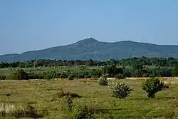 Ještěd nad oborou Židlov