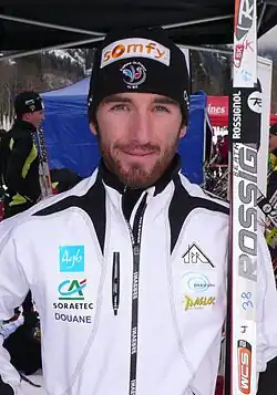 Jean-Guillaume Béatrix během národního šampionátu v biatlonu v roce 2011